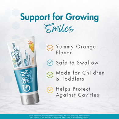 Kids ProMineralizer Fluoride-Free Toothpaste with Nano Hydroxyapatite (Yummy Orange)