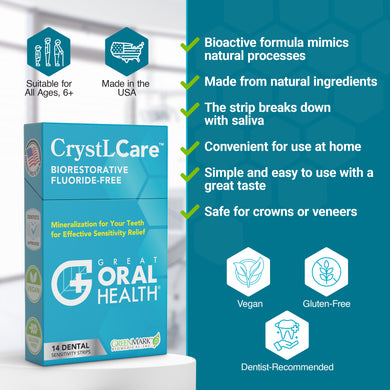 CrystLCare™ Biorestorative Dental Strips from Great Oral Health