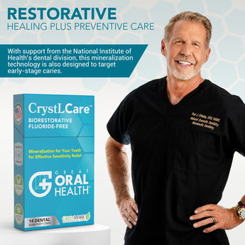 CrystLCare™ Biorestorative Dental Strips from Great Oral Health