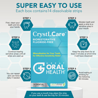 CrystLCare™ Biorestorative Dental Strips from Great Oral Health