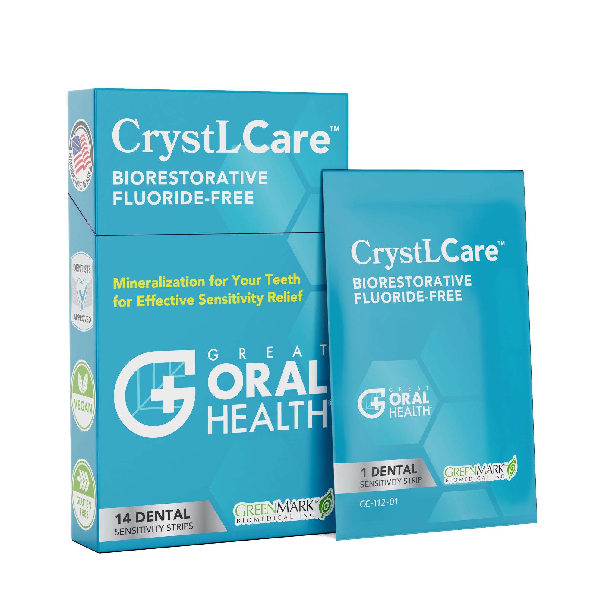 CrystLCare™ Biorestorative Dental Strips from Great Oral Health