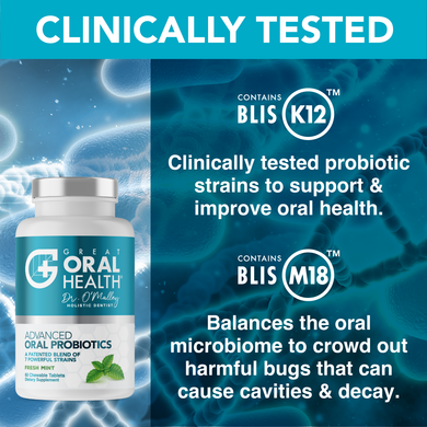 The Top Trio for Oral Hygiene & Healthy Gums: Oral Probiotics, Remineralizing Toothpaste and Essential Oil Blend
