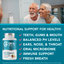 Dental Oral Probiotics with BLIS K12 & M18 – 7 Strains, 6 Billion CFU (Strawberry Vanilla Flavor)