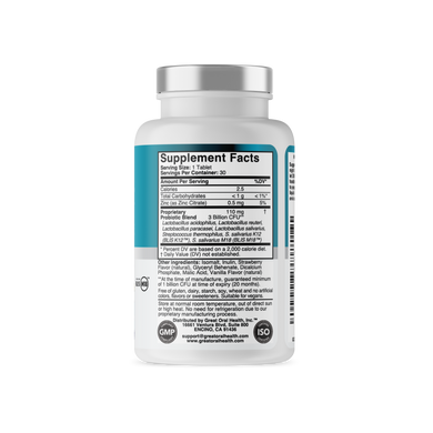 Dental ORAL PROBIOTICS Formulation for Kids, With BLIS K12 & M18
