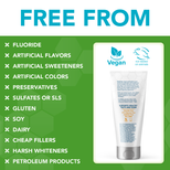 Dentist Formulated Fluoride Free Remineralizing Toothpaste with Nano Hydroxyapatite for Enamel Repair and Sensitive Teeth Citrus Blast Flavor