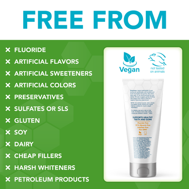 Dentist Formulated Fluoride Free Remineralizing Toothpaste with Nano Hydroxyapatite for Enamel Repair and Sensitive Teeth Citrus Blast Flavor
