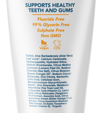 Dentist Formulated Fluoride Free Remineralizing Toothpaste with Nano Hydroxyapatite for Enamel Repair and Sensitive Teeth Citrus Blast Flavor