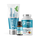 The Top Trio for Oral Hygiene & Healthy Gums: Oral Probiotics, Remineralizing Toothpaste and Essential Oil Blend
