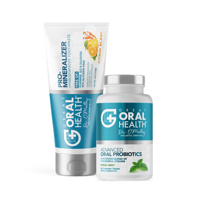 Oral Care Combo: Oral Probiotics and Remineralizing Toothpaste