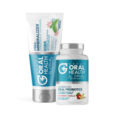 Oral Care Combo: Oral Probiotics and Remineralizing Toothpaste