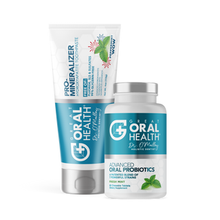 Oral Care Combo: Oral Probiotics and Remineralizing Toothpaste