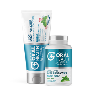 Oral Care Combo: Oral Probiotics and Remineralizing Toothpaste