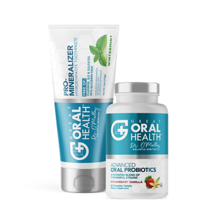 Oral Care Combo: Oral Probiotics and Remineralizing Toothpaste