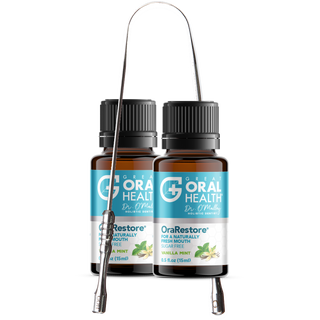 Get 2 of our Oral Care Essential Oil Bottles & Get a Free Tongue Scraper